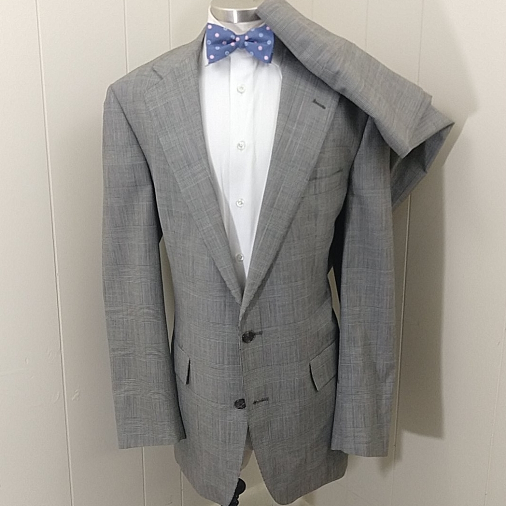 Brooks Brothers Lana Vergine Windowpane 4 season